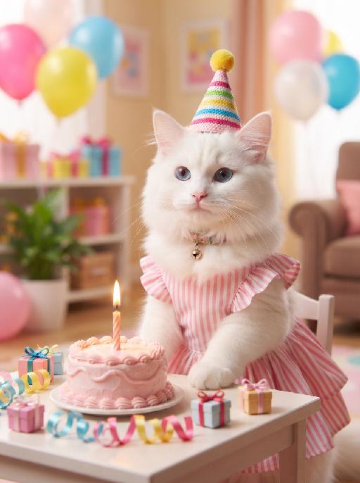 Birthday Party AI effects generated image