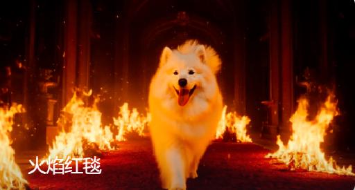 Flame Carpet AI effects generated image