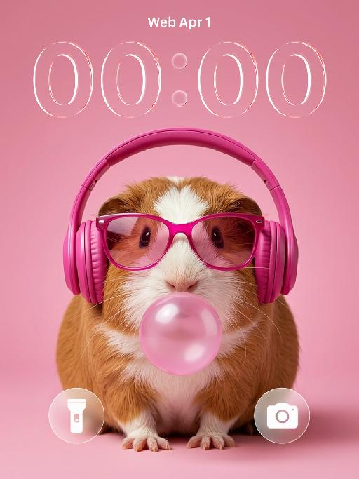 Headphone Pet AI effects generated image