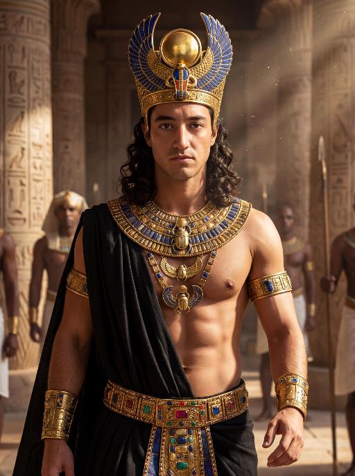 Dark Pharaoh AI effects generated image