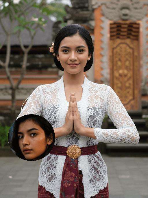 Kebaya Salute AI effects generated image