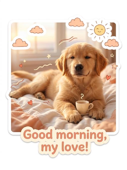 Morning Paw AI effects generated image