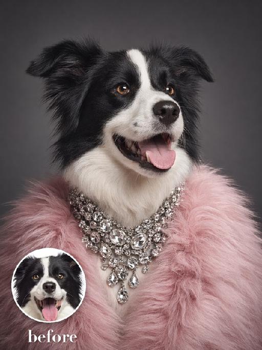 Fur Crystals AI effects generated image