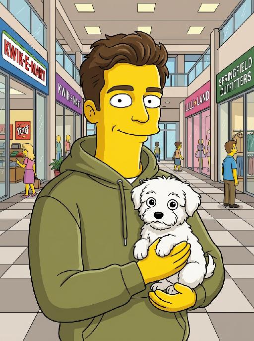Simpson Pet AI effects generated image