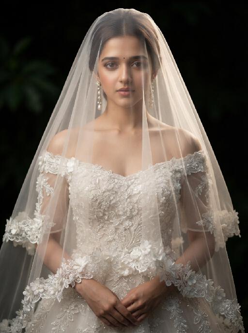 Veil Bride AI effects generated image