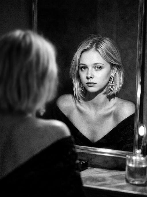 Mirror Gaze AI effects generated image