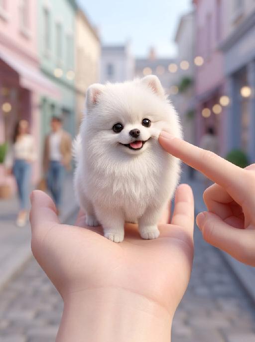 Cute Palms AI effects generated image
