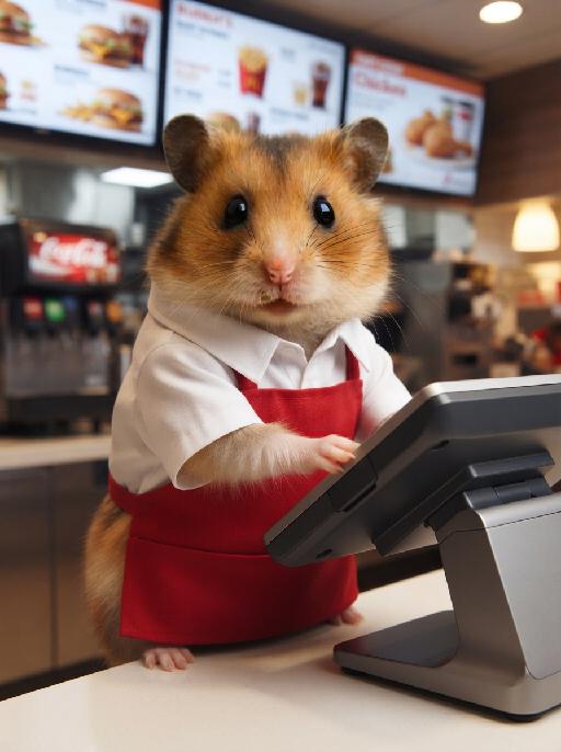 Cashier AI effects generated image