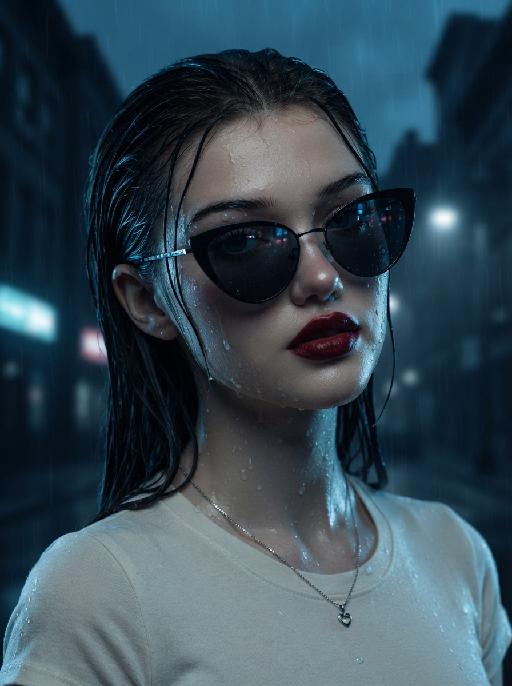 Rain Shades AI effects generated image