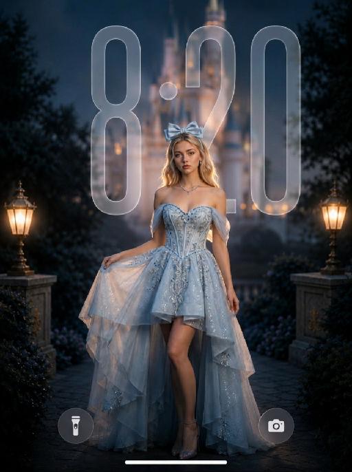 Starlit Princess AI effects generated image