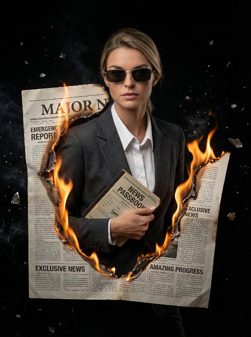 Journalist AI effects generated image