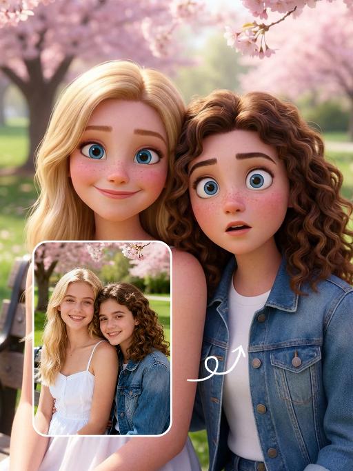 3D Animation AI effects generated image