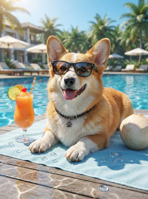 Pool Moment AI effects generated image