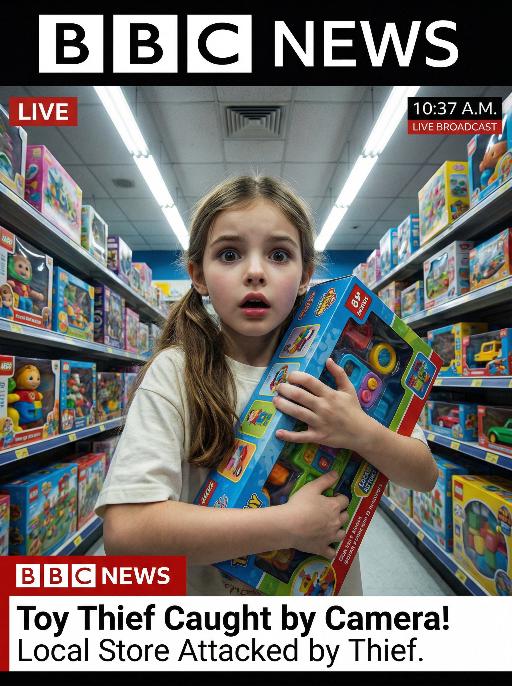 Toy Lost AI effects generated image