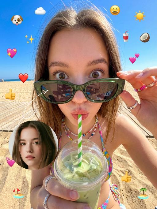 Bikini AI effects generated image