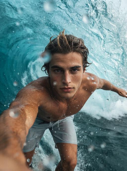 Wave Rush AI effects generated image