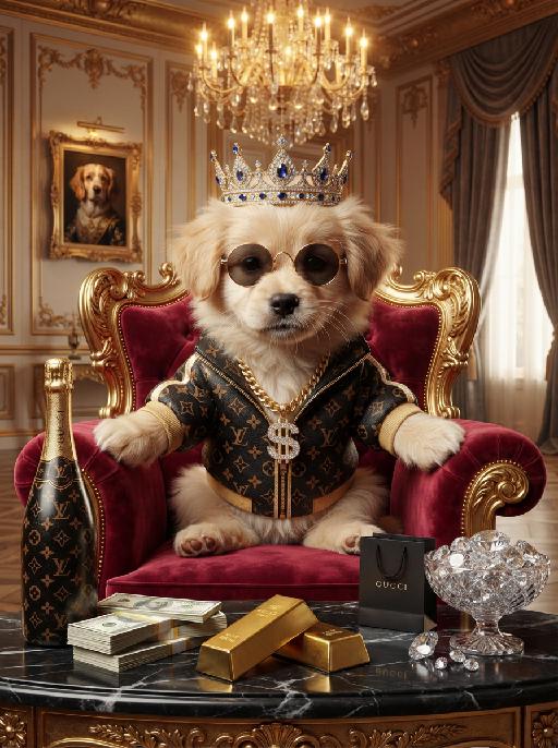 King Pet AI effects generated image