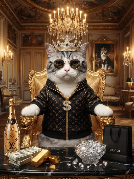 King Pet AI effects generated image