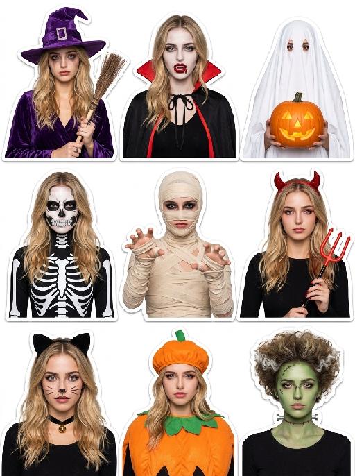 Halloween Looks AI effects generated image