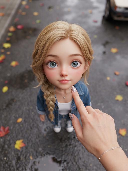 Cute Roadside AI effects generated image