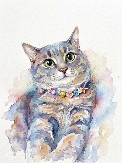 Watercolor Art AI effects generated image