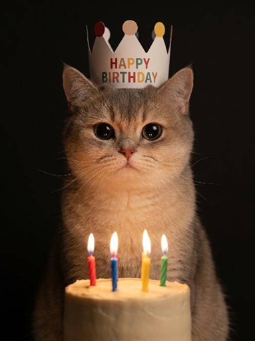 HBD Pet AI effects generated image