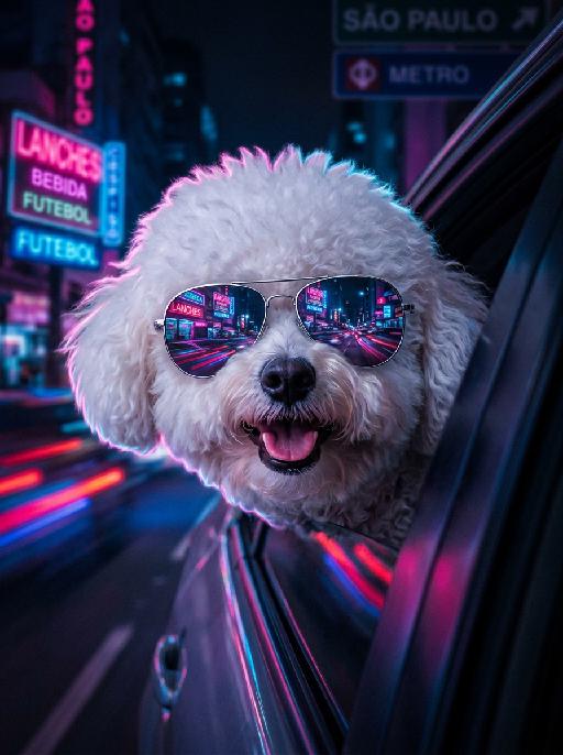 Neon Glow AI effects generated image