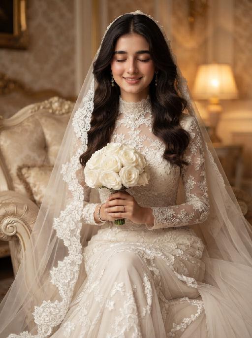 Bridal Bliss AI effects generated image