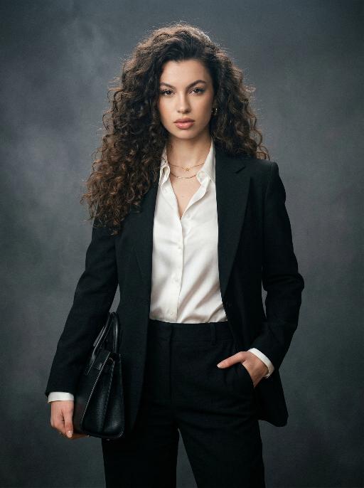 Simple Black AI effects generated image