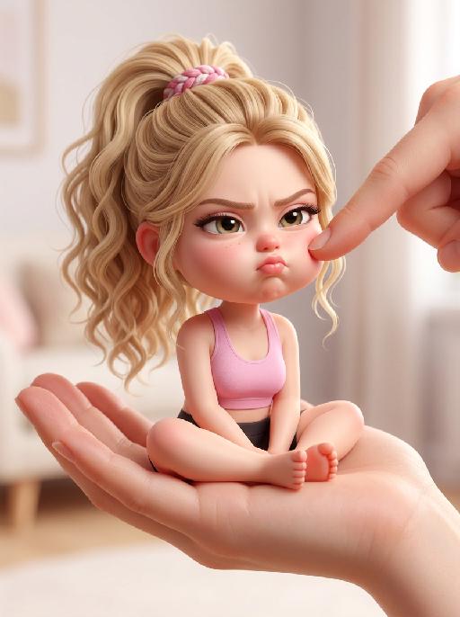 Angry Cute AI effects generated image