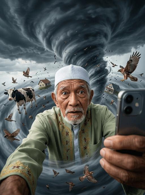 Storm Center AI effects generated image