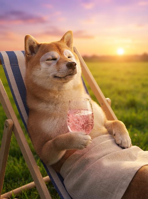 Chill Sunset AI effects generated image