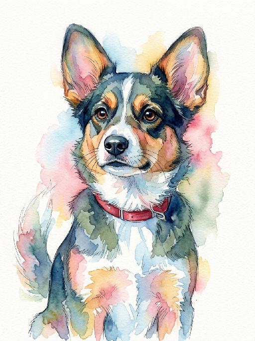 Watercolor Art AI effects generated image