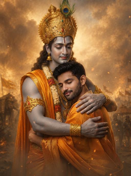 Divine Embrace AI effects generated image