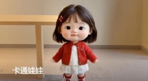 Cartoon Doll AI effects generated image