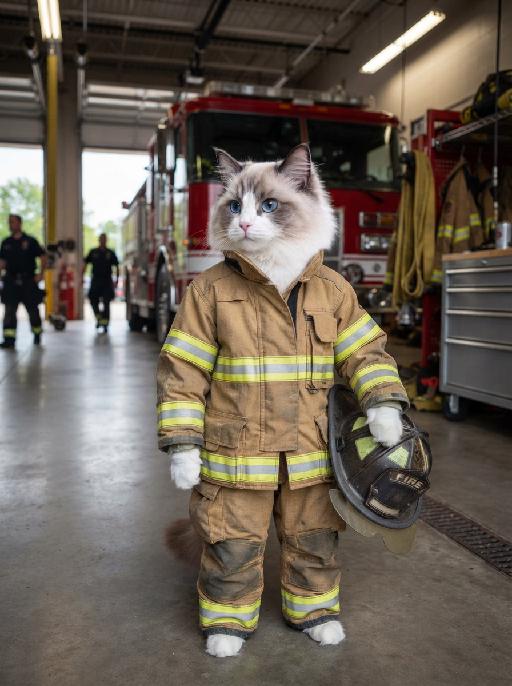 Firehouse Hero AI effects generated image
