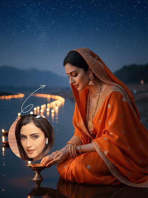 holy Ganges AI effects generated image