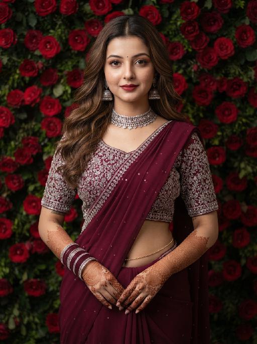 Crimson Rose Elegance AI effects generated image