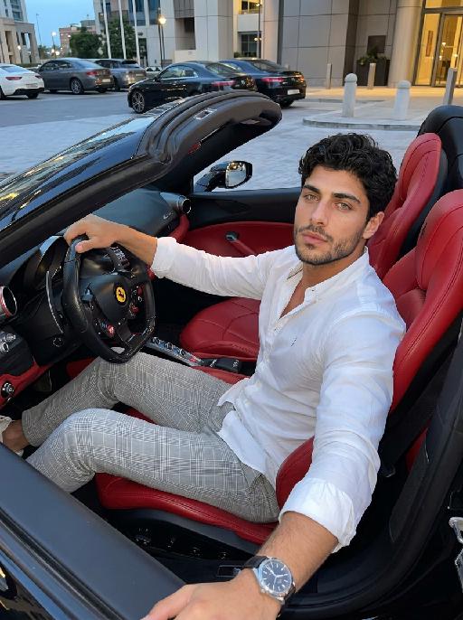 Luxury Car AI effects generated image