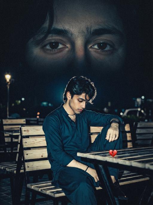 Broken Gaze AI effects generated image