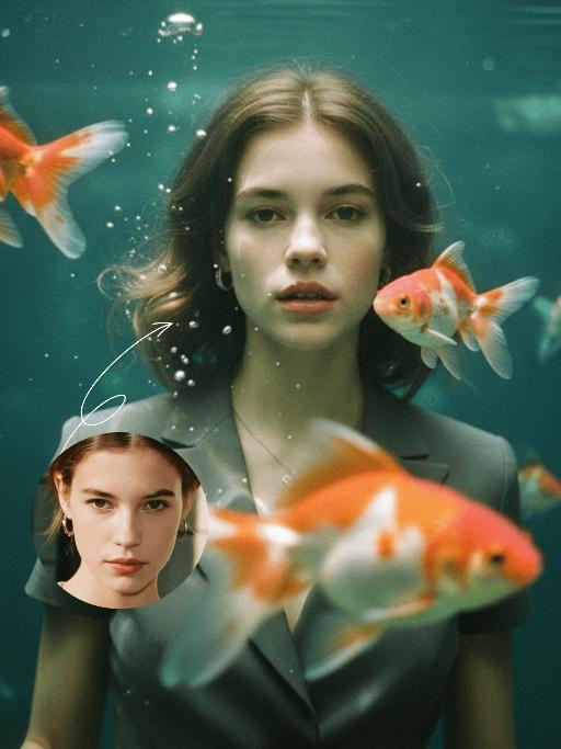 Goldfish AI effects generated image