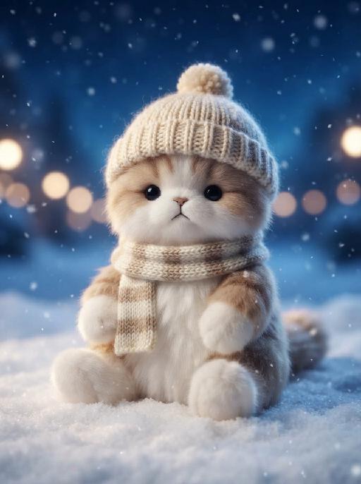 Snow Doll AI effects generated image