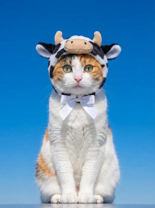 Cow Pet AI effects generated image