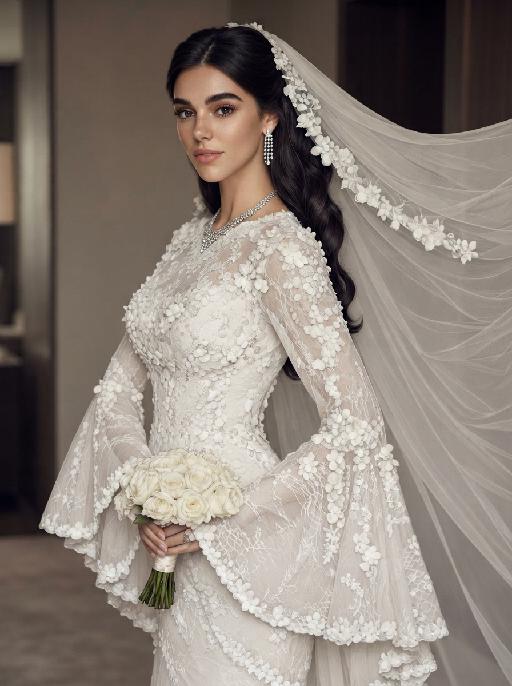 Ethereal Bride AI effects generated image