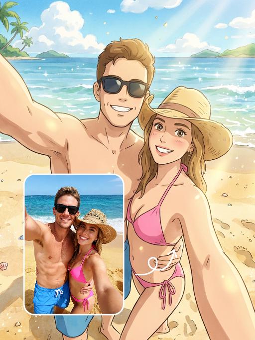 Japanese Comics AI effects generated image