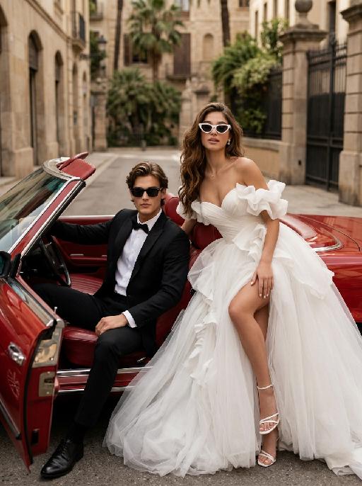 Bridal Cruise AI effects generated image