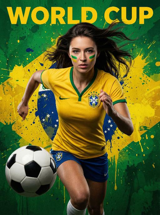 World Cup AI effects generated image