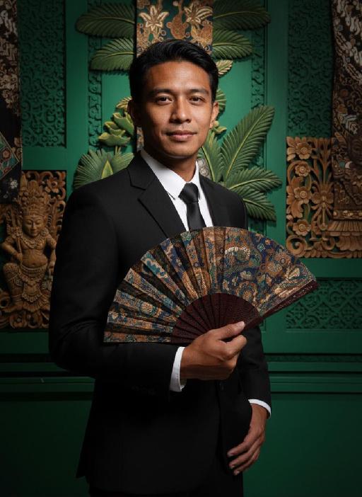 Batik Fan AI effects generated image