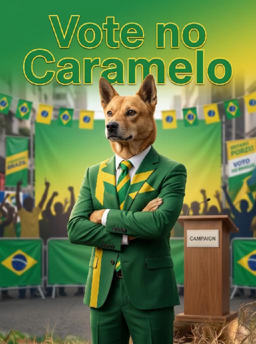 President Caramelo AI effects generated image
