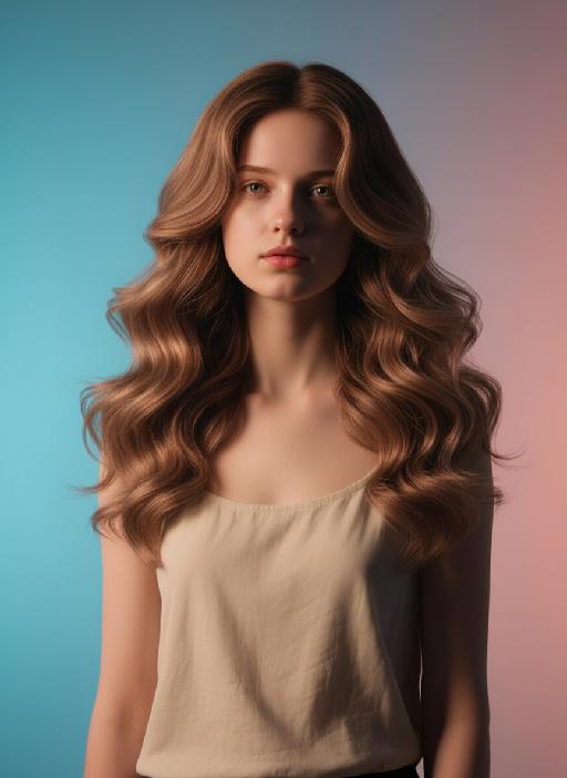 Curly Waves AI effects generated image